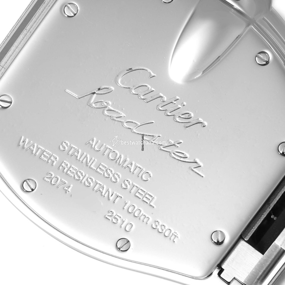 IMG_9081 Cartier Roadster Mens watch Unisex Automatic Steel W62002V3 Replica 7
