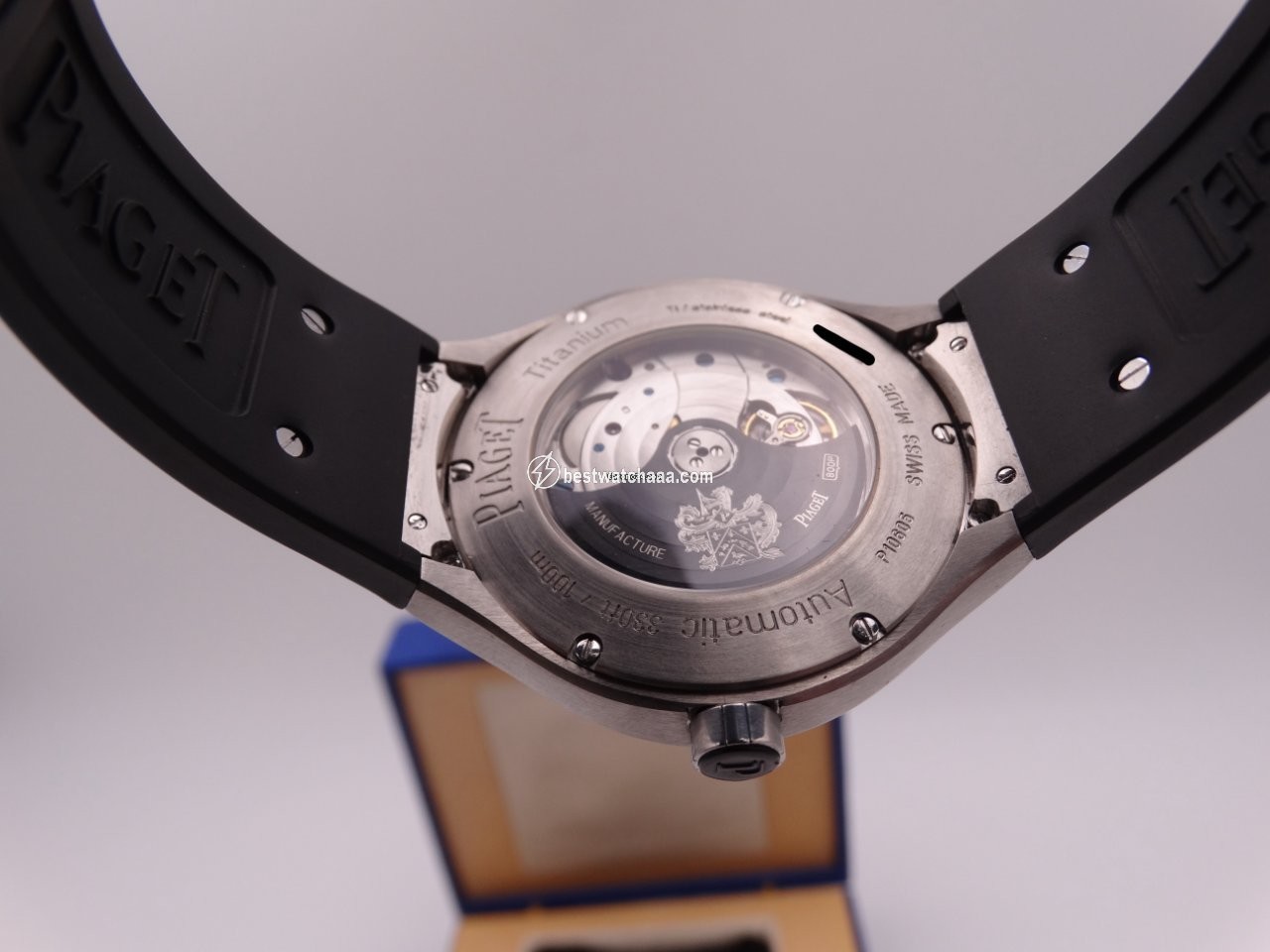 IMG_9081 Piaget Polo FortyFive Mens watch Unisex Automatic Titanium P10605 Replica 7