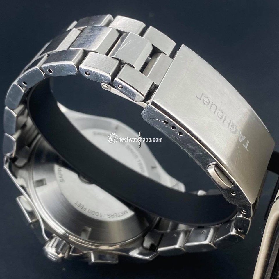 IMG_9081 TAG Heuer Aquaracer 300M Mens watch Unisex Automatic Steel CAP2110 Replica 7