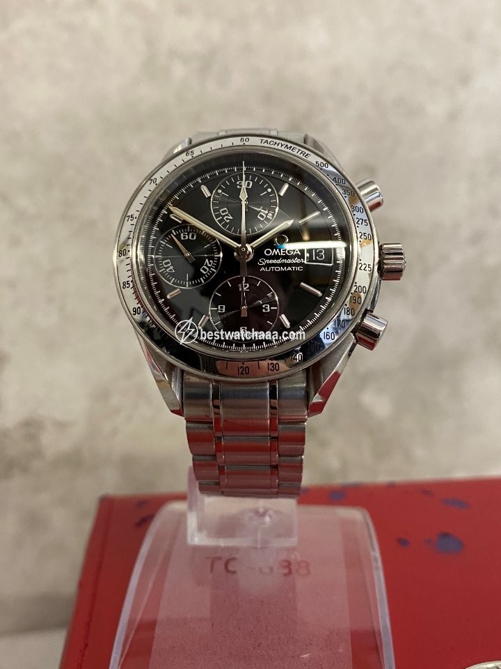 IMG_9081 Omega Speedmaster Date Mens watch Unisex Automatic Steel 35135000 Replica 7