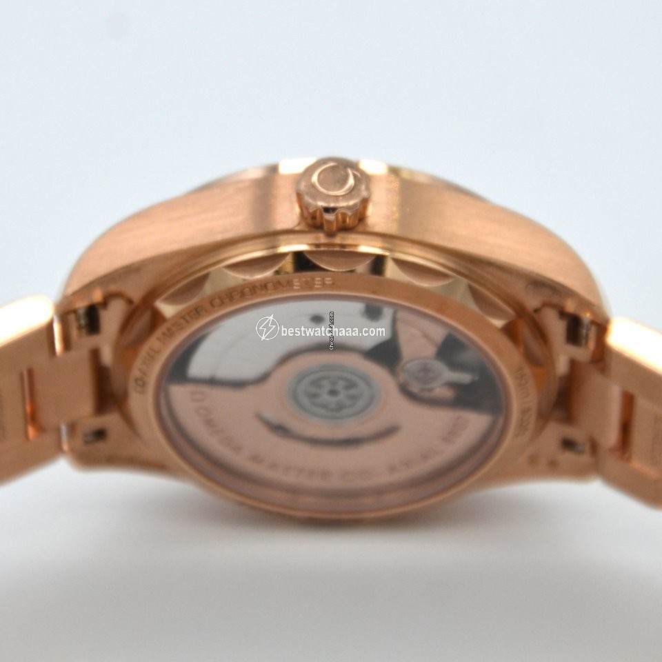 IMG_9081 Omega Seamaster Aqua Terra Womens watch Automatic Rose gold 220.55.34.20.99.004 Replica 7