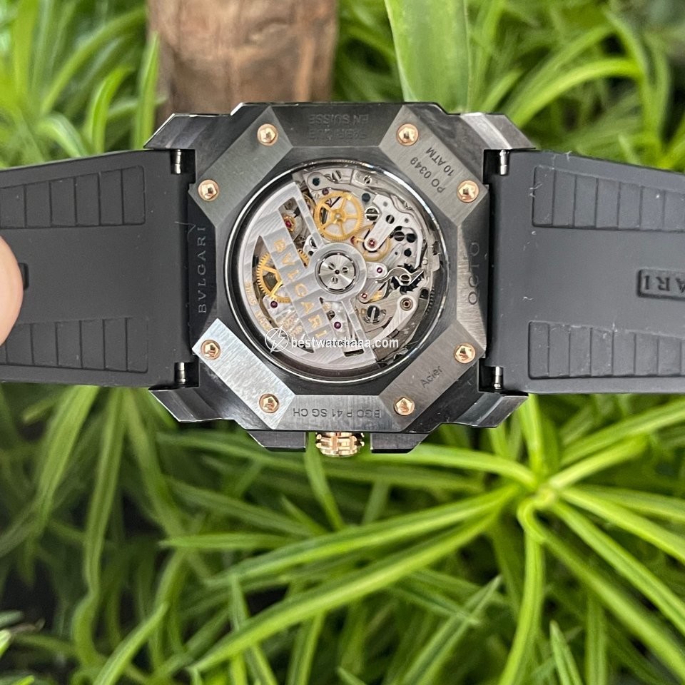 IMG_9081 Bulgari Octo Rose gold 102115 BGOP41BGLDCH Replica 7