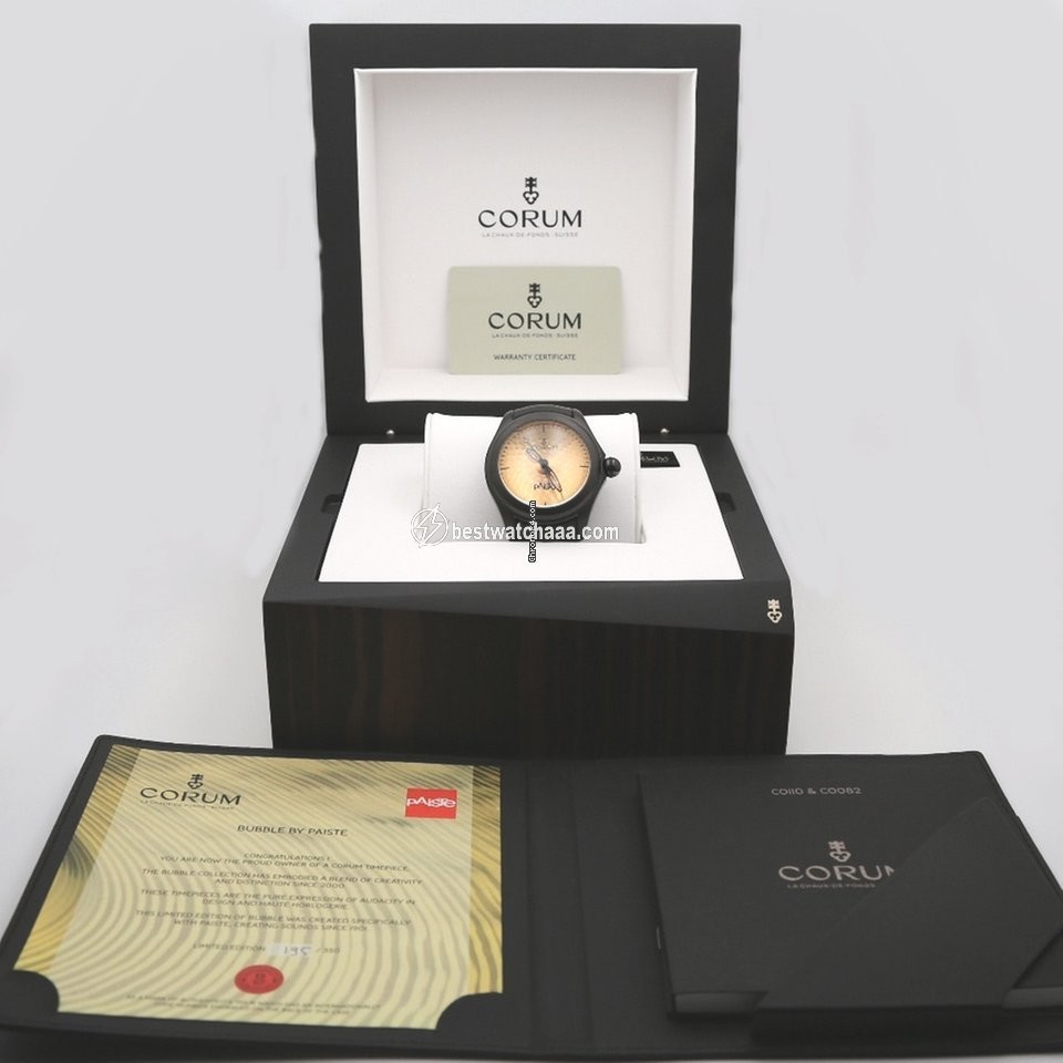 IMG_9081 Corum Bubble Mens watch Unisex Automatic Steel 110.310.98 0061 PA01 R Replica 7
