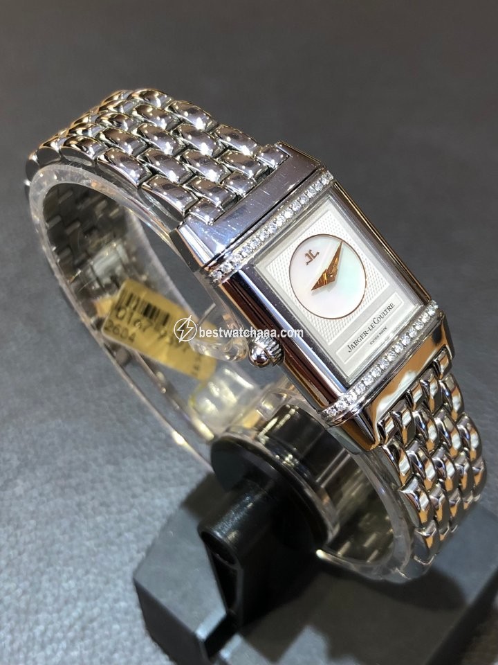 IMG_9081 Jaeger-LeCoultre Reverso Duetto Womens watch Manual winding Steel 266.8.44 Replica 7