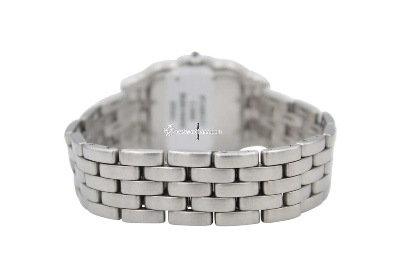 IMG_9081 Cartier Panthere Mens watch Unisex Quartz Steel 1300 Replica 7