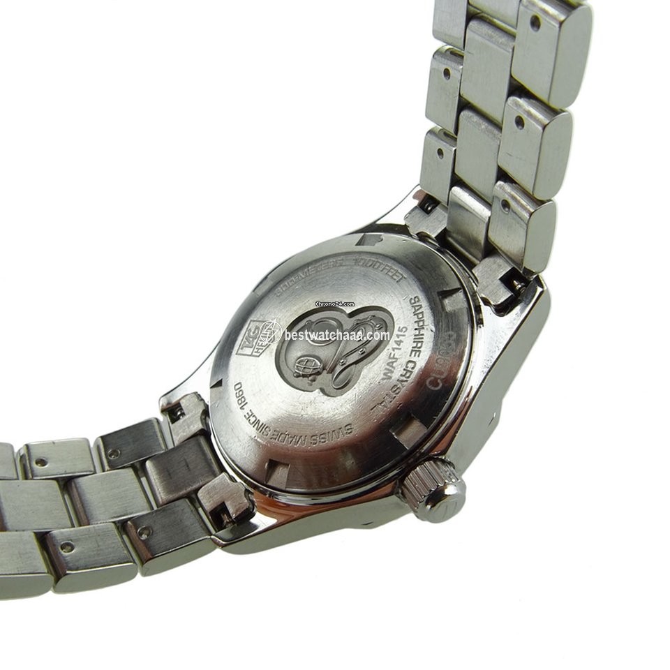 IMG_9081 TAG Heuer Aquaracer Lady Womens watch Quartz Steel WAF1415.BA0813 Replica 7