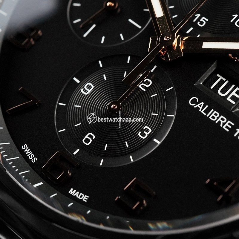 IMG_9081 TAG Heuer Carrera Calibre 16 Mens watch Unisex Automatic Steel CV2A1AB.BA0738 Replica 7