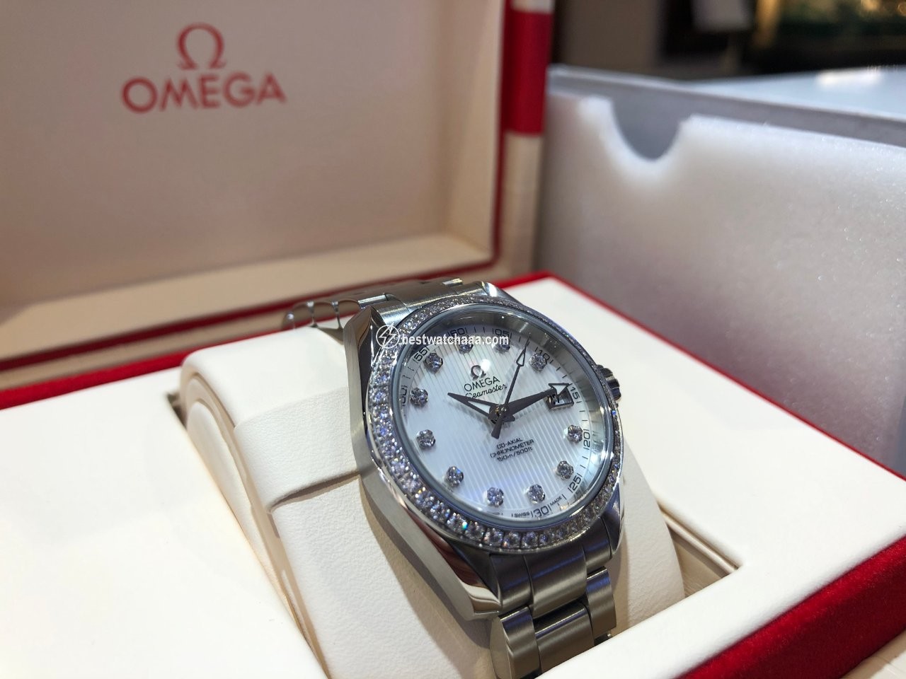 IMG_9081 Omega Seamaster Aqua Terra Womens watch Automatic Steel 231.15.30.20.55.001 Replica 7
