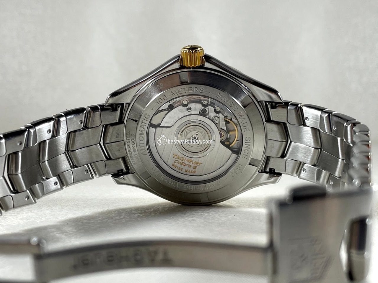 IMG_9081 TAG Heuer Link Calibre 6 Gold Steel wat2150.bb0953 Replica 7