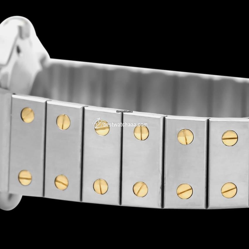 IMG_9081 Cartier Santos Mens watch Unisex Automatic Gold Steel 7641ST Replica 7