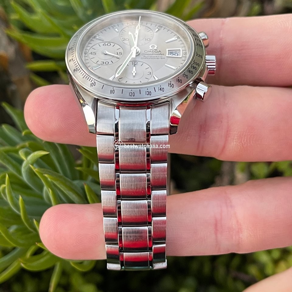IMG_9081 Omega Speedmaster Date Mens watch Unisex Automatic Steel 32113000 Replica 7