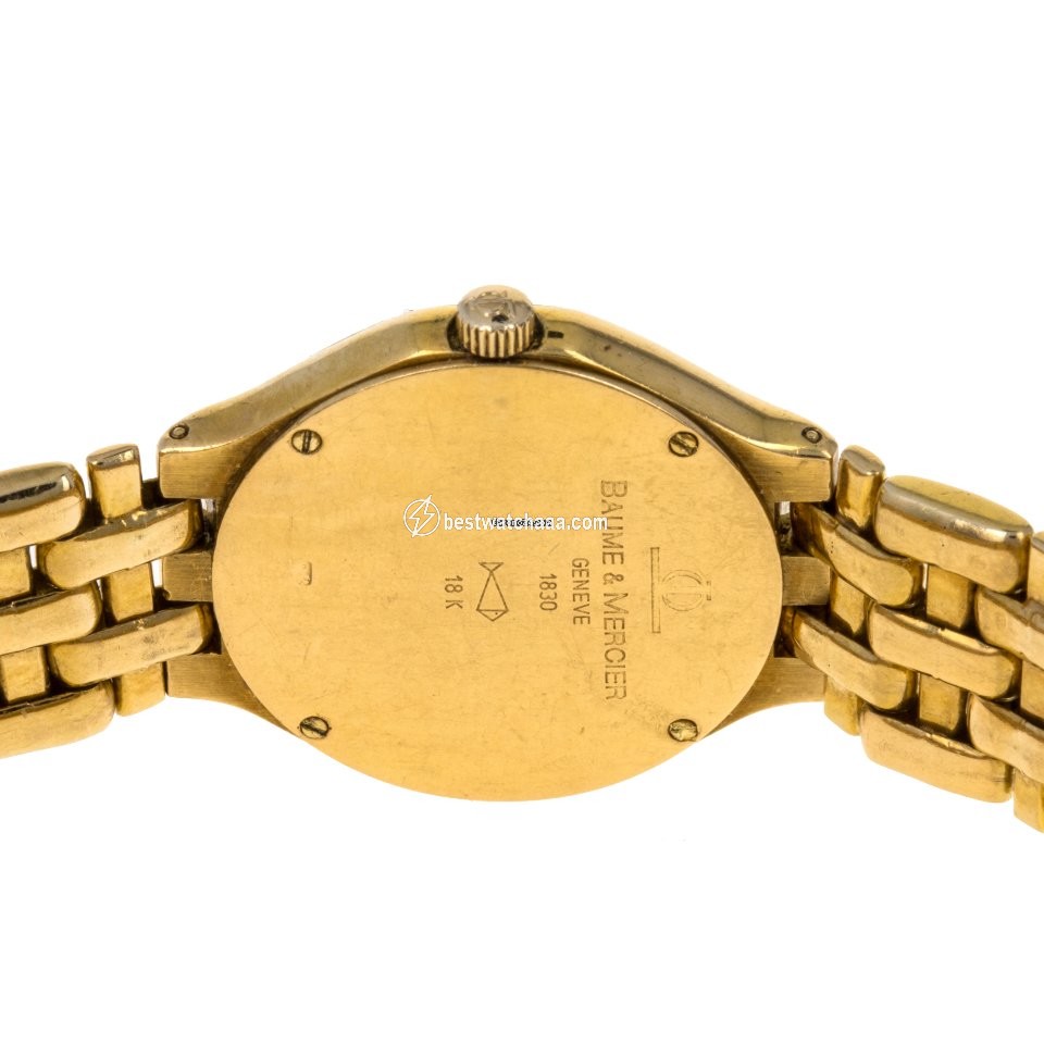 IMG_9081 Baume & Mercier Classima Womens watch Quartz Yellow gold 16759.9 Replica 7