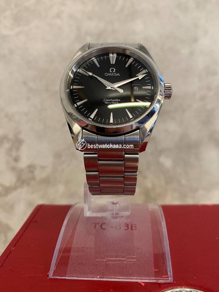 IMG_9081 Omega Seamaster Aqua Terra Mens watch Unisex Quartz Steel 2517.50.00 Replica 7