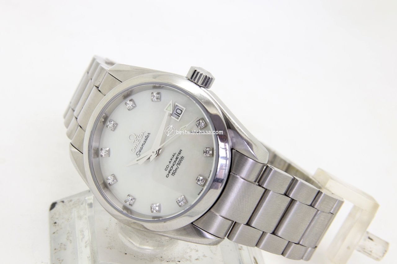 IMG_9081 Omega Seamaster Aqua Terra Womens watch Automatic Steel 2504.75.00 Replica 7