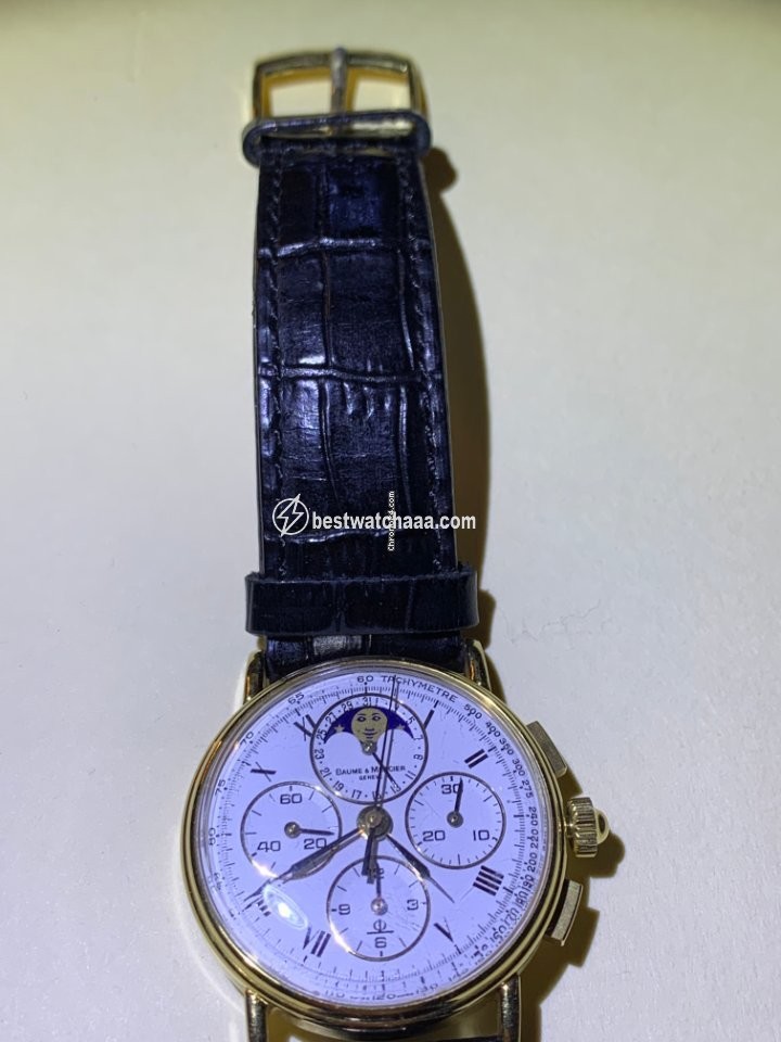 IMG_9081 Baume & Mercier Mens watch Unisex Manual winding Yellow gold 6102.099 Replica 7