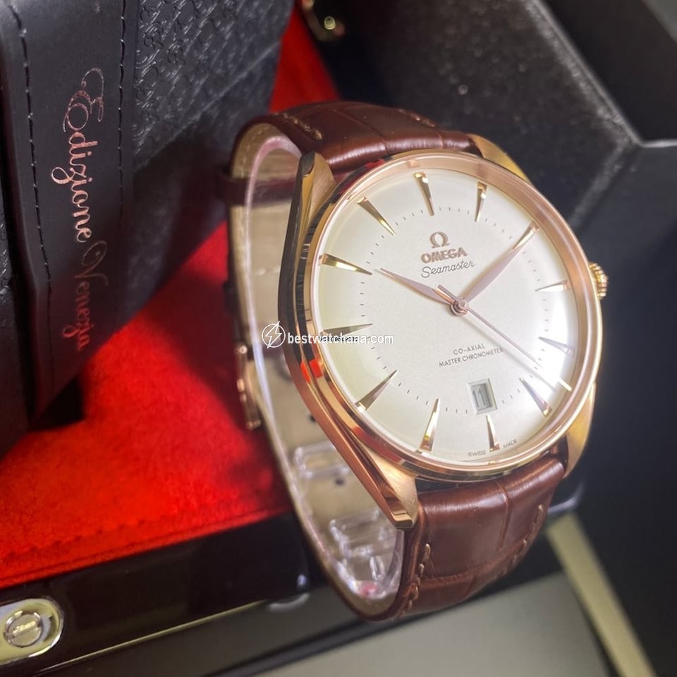 IMG_9081 Omega Seamaster Mens watch Unisex Automatic Rose gold 511.53.40.20.02.001 Replica 7
