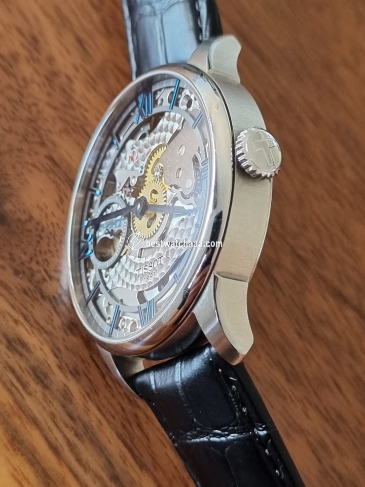 IMG_9081 Tissot Chemin de Tourelles Mens watch Unisex Manual winding Steel T099.405.16.418.00 Replica 7