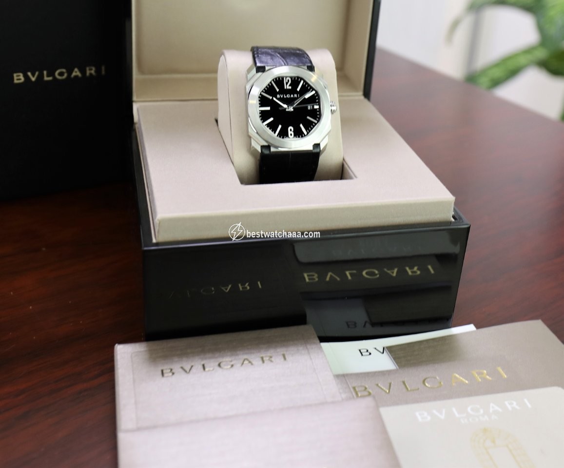 IMG_9081 Bulgari Octo Mens watch Unisex Automatic Steel 102121 BGO38BSLD Replica 7