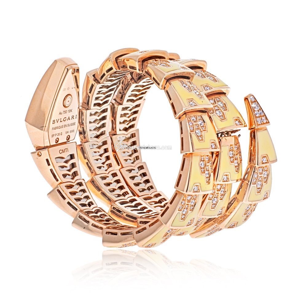 IMG_9081 Bulgari Serpenti Womens watch Quartz Rose gold spp26wgd1gwld1.2t Replica 7