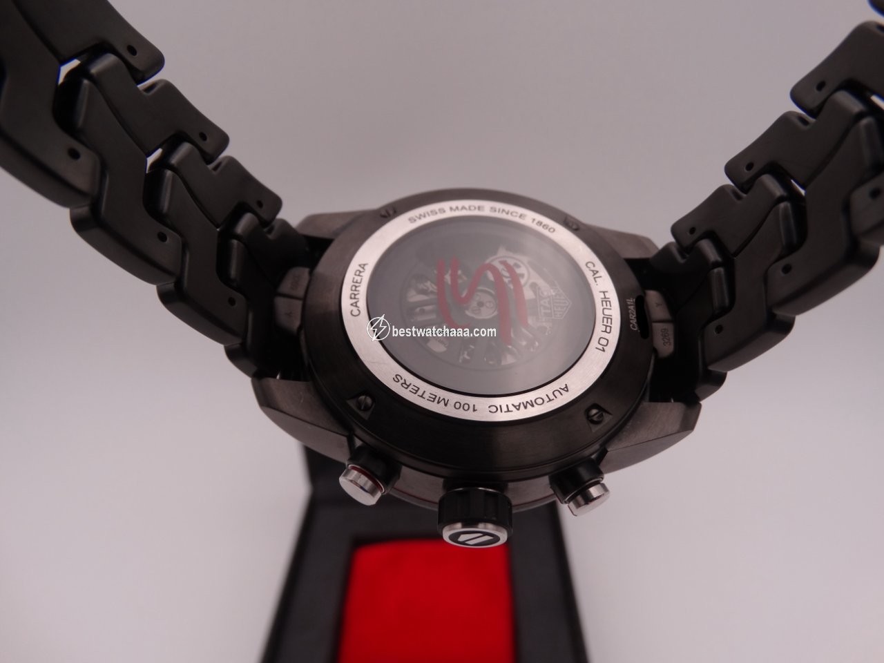 IMG_9081 TAG Heuer Carrera Calibre HEUER 01 Mens watch Unisex Automatic Steel CAR2A1L.BA0688 Replica 7