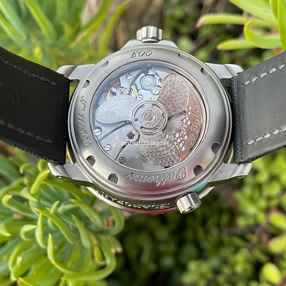 IMG_9081 Blancpain 500 Fathoms Mens watch Unisex Automatic Titanium 50015-12B30-52B Replica 7
