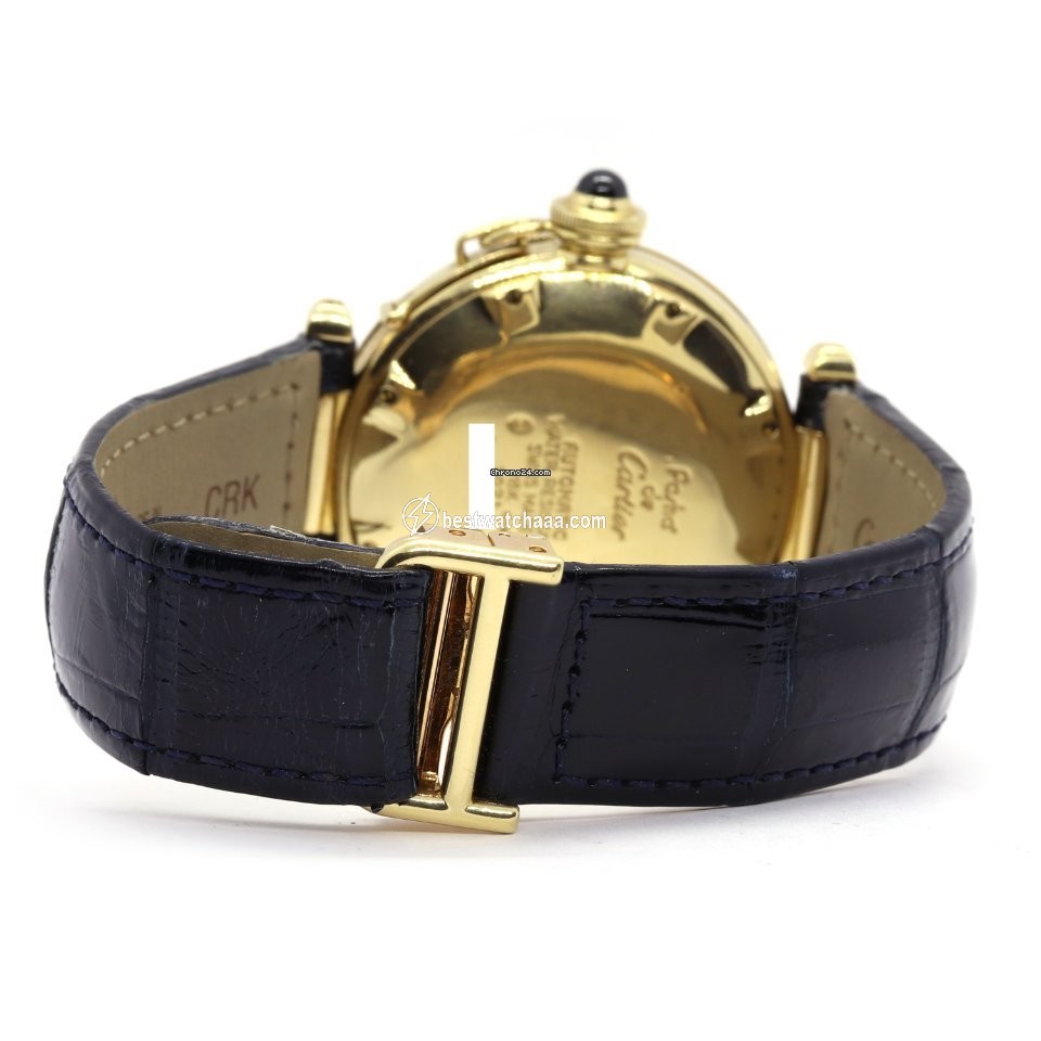 IMG_9081 Cartier Pasha Mens watch Unisex Automatic Yellow gold 1021 Replica 7
