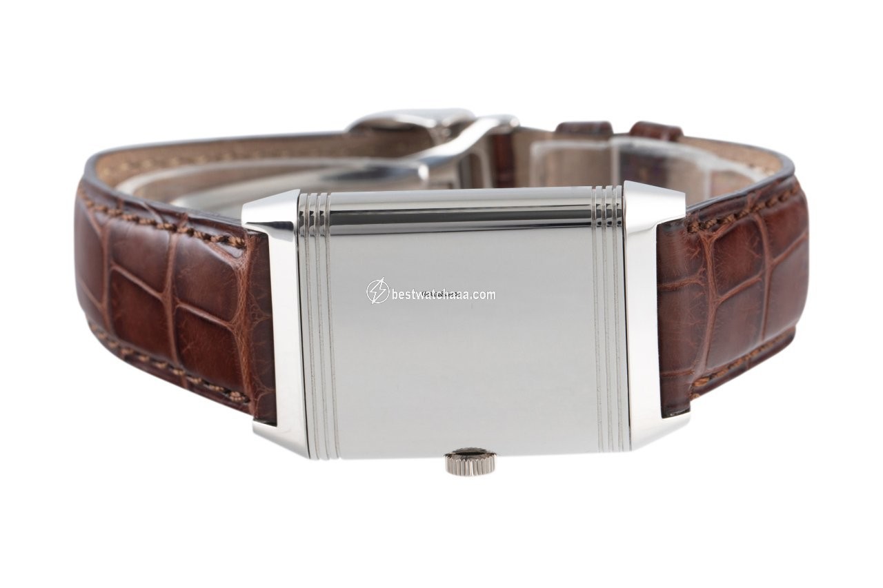 IMG_9081 Jaeger-LeCoultre Reverso Mens watch Unisex Manual winding White gold 270.3.62 Replica 7
