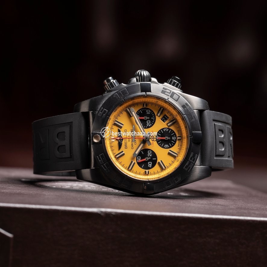 IMG_9081 Breitling Chronomat 44 Blacksteel Mens watch Unisex Automatic Steel MB0111C3 I531 Replica 7