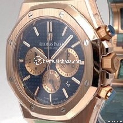 IMG_9081 Audemars Piguet Royal Oak Chronograph Mens watch Unisex Automatic Rose gold 26331OR.OO.1220OR.01 Replica 7