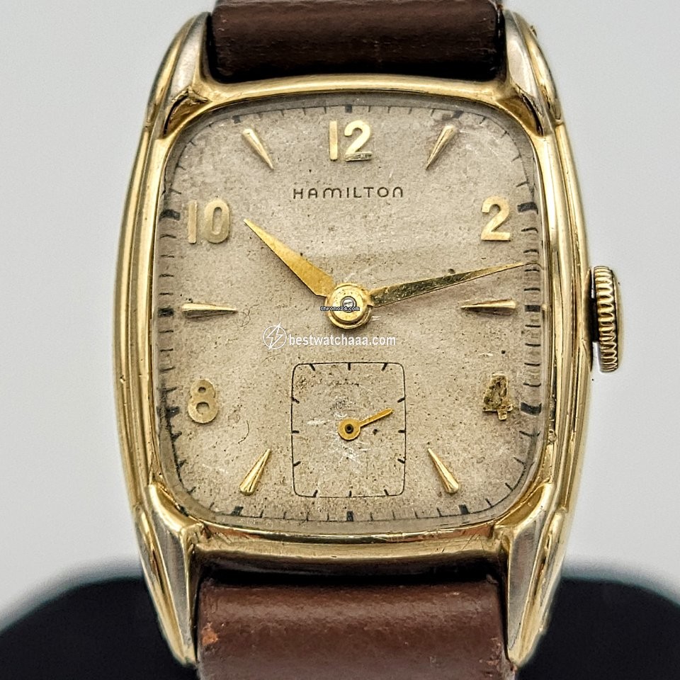 IMG_9081 Hamilton Mens watch Unisex Manual winding Gold Steel Hamilton Grade 747 Replica 7
