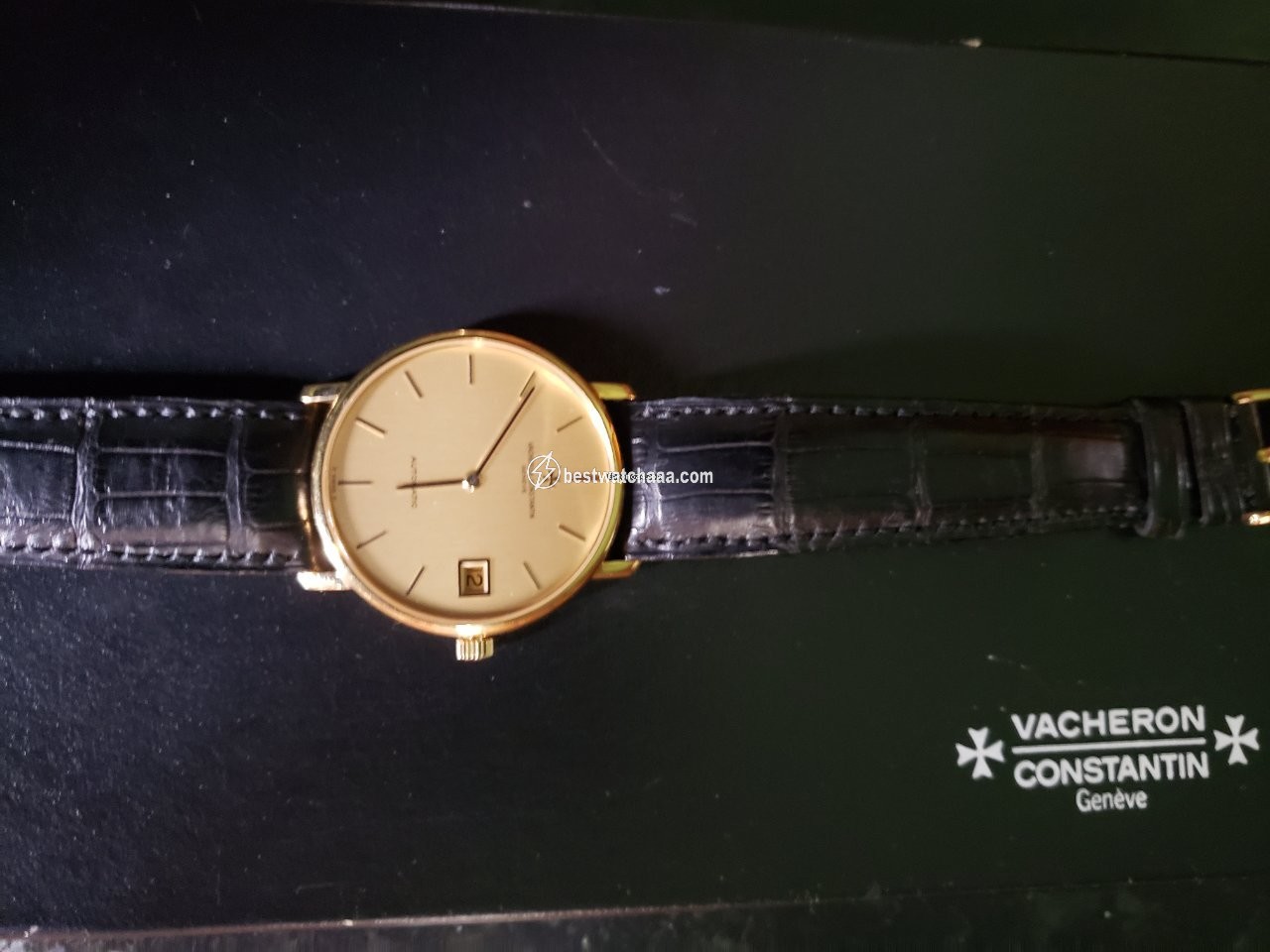 IMG_9081 Vacheron Constantin Patrimony Mens watch Unisex Automatic Yellow gold 44001 000J Replica 7