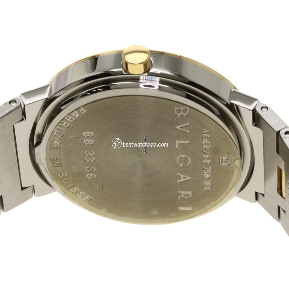 IMG_9081 Bulgari Bulgari Mens watch Unisex Quartz Steel BB33SGD Replica 7