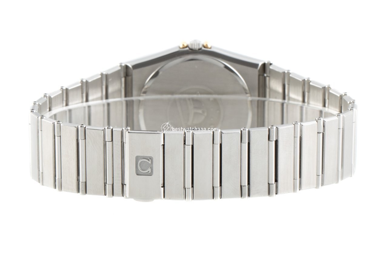 IMG_9081 Omega Constellation Day-Date Mens watch Unisex Quartz Gold Steel 396.1070 Replica 7