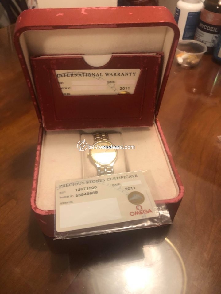 IMG_9081 Omega De Ville Mens watch Unisex Quartz Steel 56999106 Replica 7