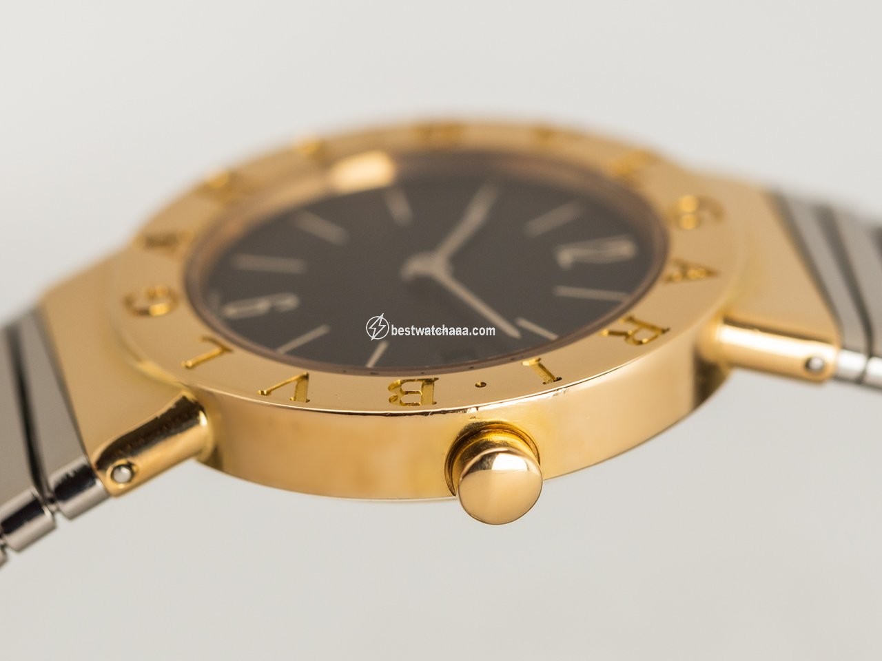 IMG_9081 Bulgari Bulgari Womens watch Quartz Yellow gold BB26GSCD Replica 7