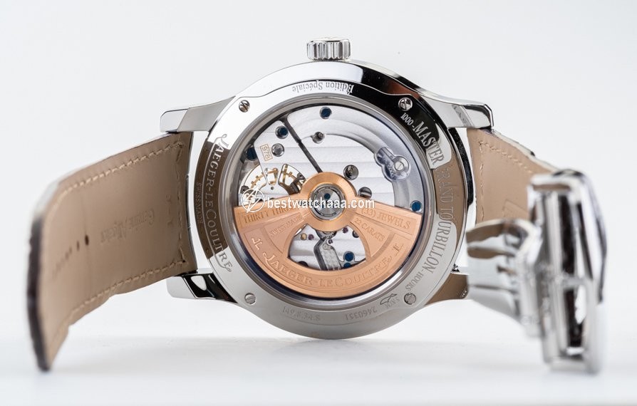 IMG_9081 Jaeger-LeCoultre Master Grand Tourbillon Mens watch Unisex Steel 1668420 Replica 7