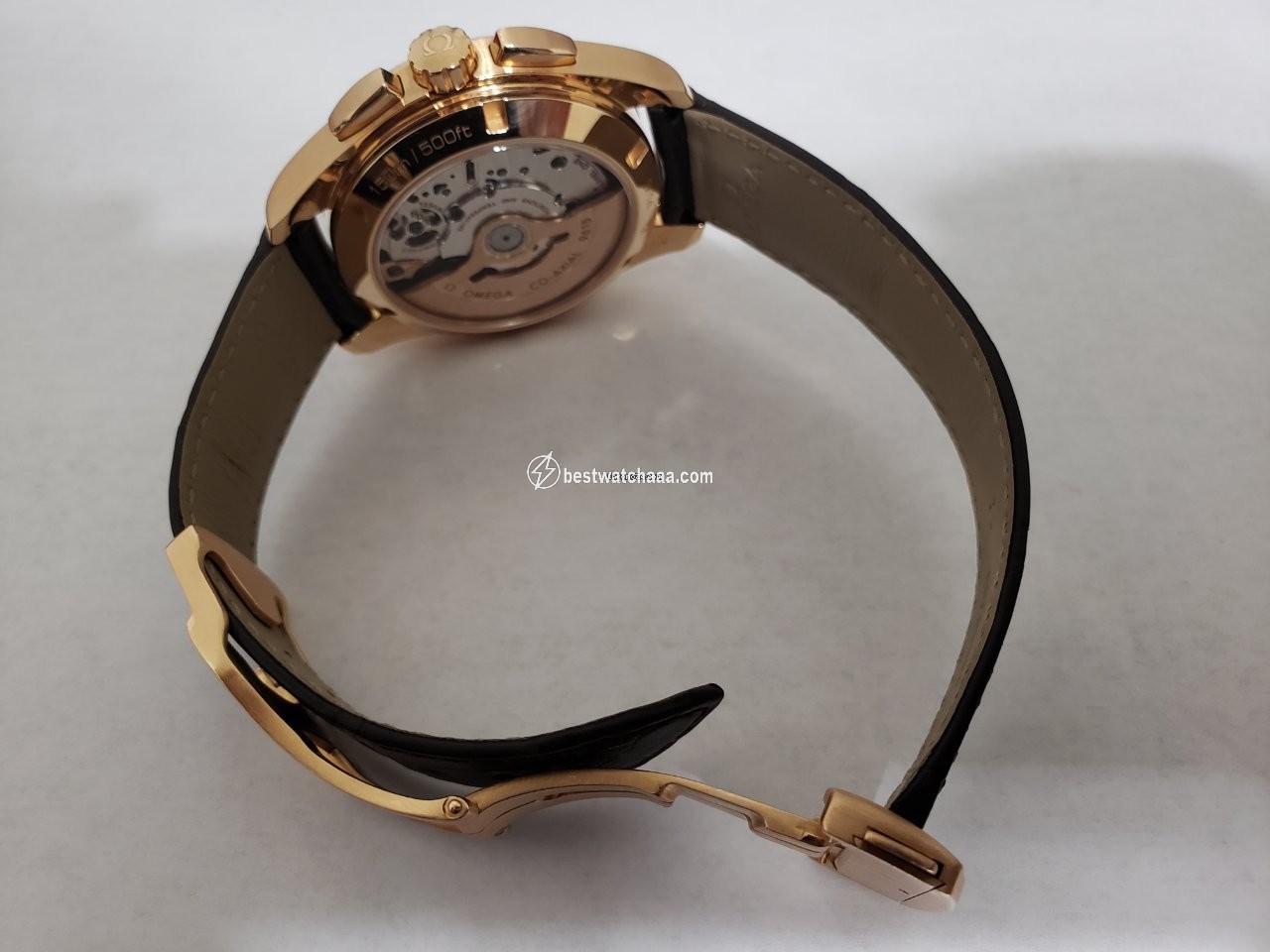 IMG_9081 Omega Seamaster Aqua Terra Mens watch Unisex Automatic Rose gold 231.53.43.52.02.001 Replica 7