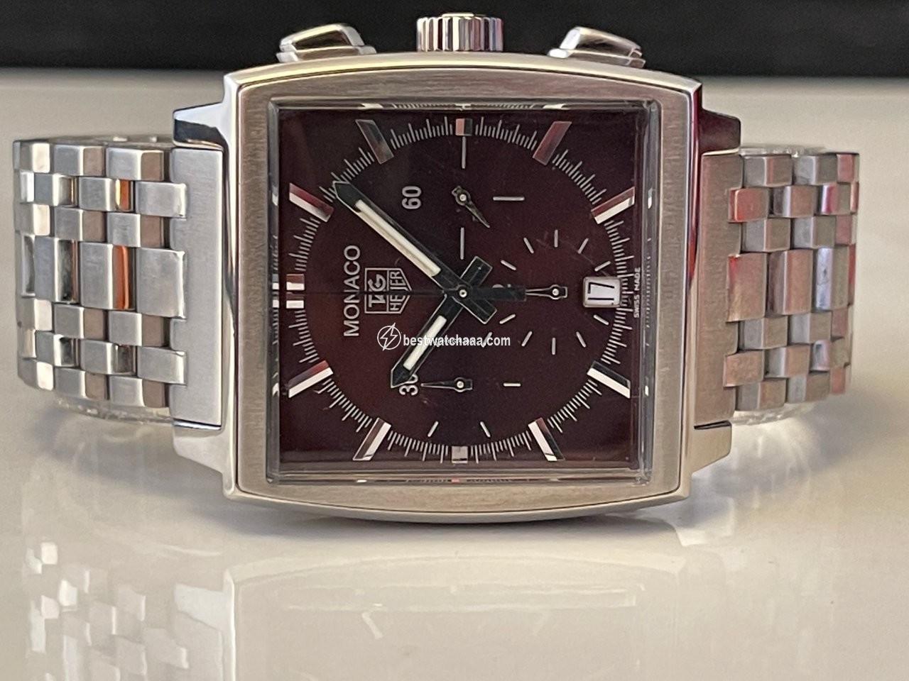 IMG_9081 TAG Heuer Monaco Mens watch Unisex Automatic Steel CW2114-0 Replica 7