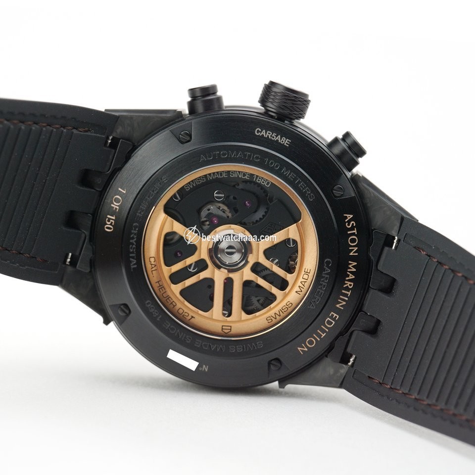 IMG_9081 TAG Heuer Carrera Heuer-02T Mens watch Unisex Automatic Titanium CAR5A8E.FT6181 Replica 7