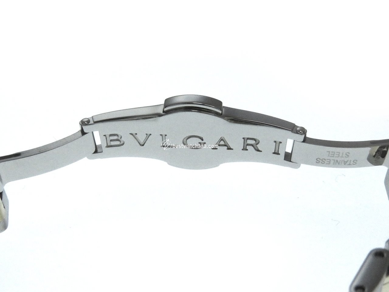 IMG_9081 Bulgari Bulgari Womens watch Quartz Gold Steel BB26WSGD N Replica 7