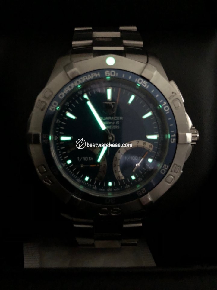 IMG_9081 TAG Heuer Aquaracer 300M Mens watch Unisex Quartz Steel CAF7012.BA0815 Replica 7