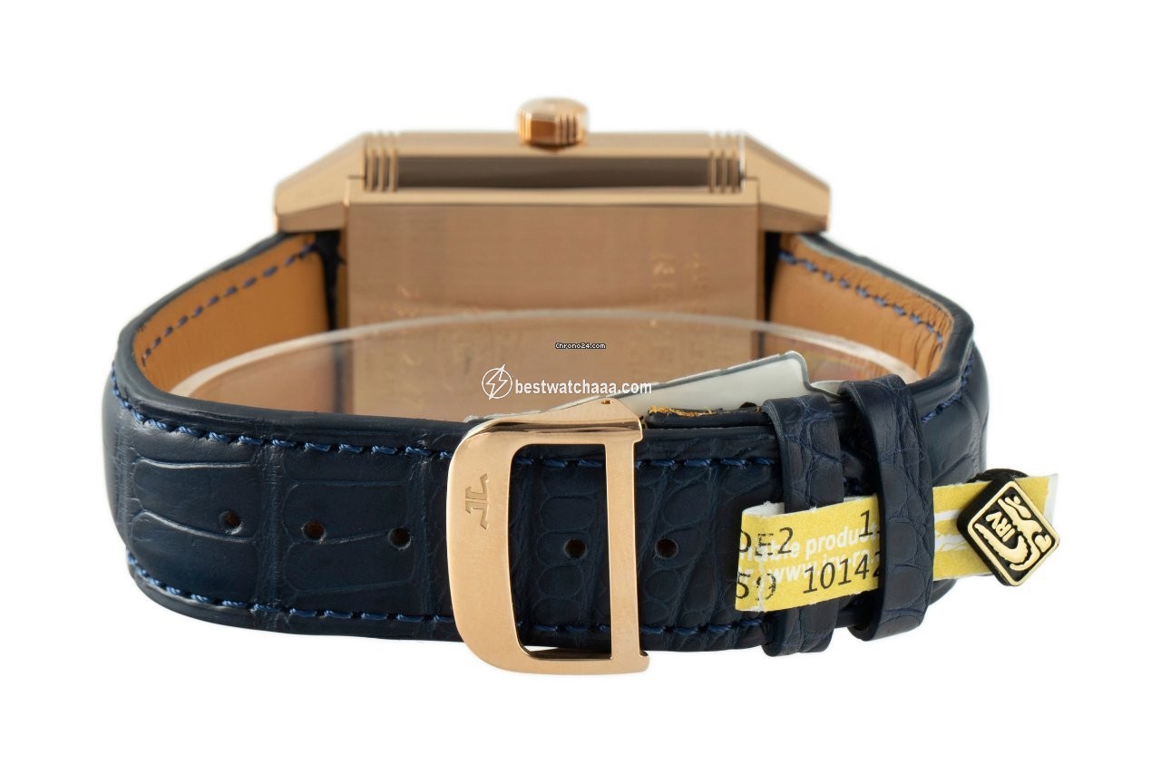 IMG_9081 Jaeger-LeCoultre Reverso Squadra Hometime Mens watch Unisex Automatic Red gold 230.2.77 Replica 7
