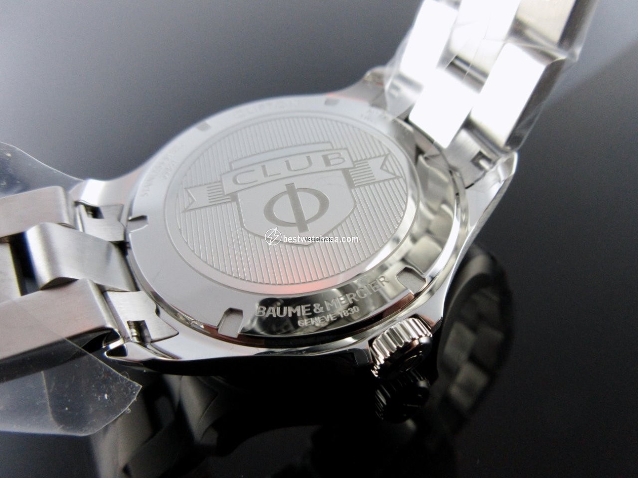 IMG_9081 Baume & Mercier Clifton Mens watch Unisex Quartz Steel MOA10412 Replica 7