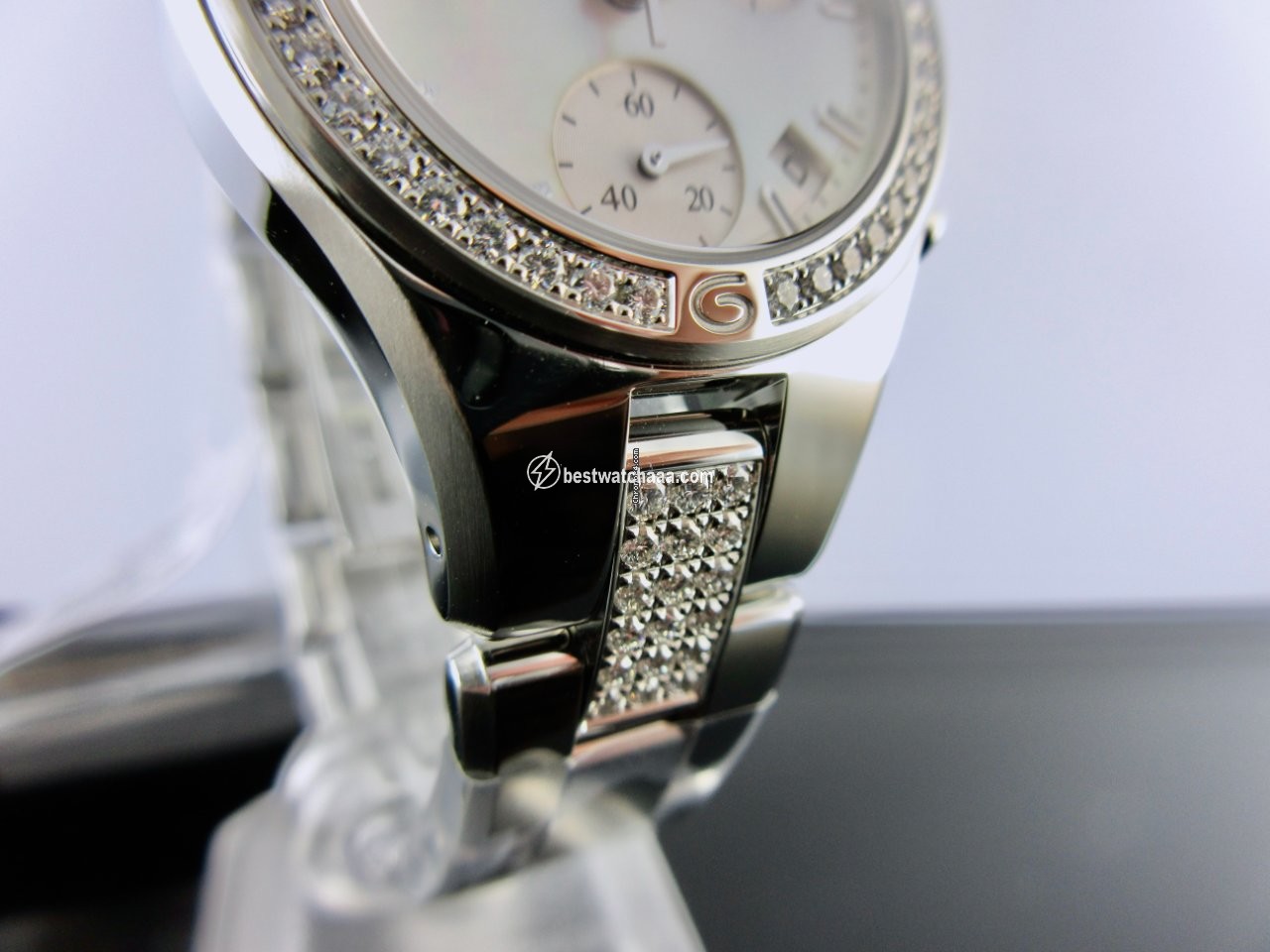 IMG_9081 Baume & Mercier Linea Womens watch Quartz Steel MOA10017 Replica 7