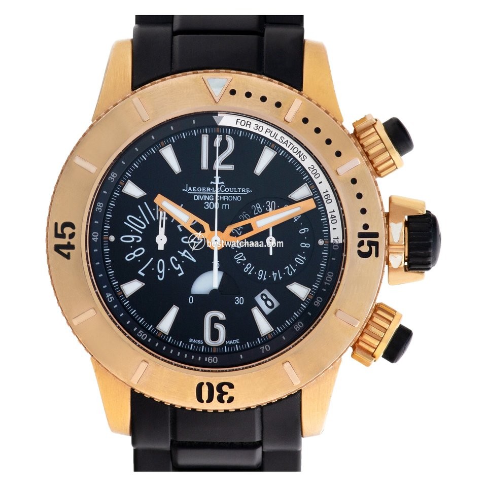 IMG_9081 Jaeger-LeCoultre Master Compressor Diving Chronograph Mens watch Unisex Automatic Rose gold Q1862740 Replica 7