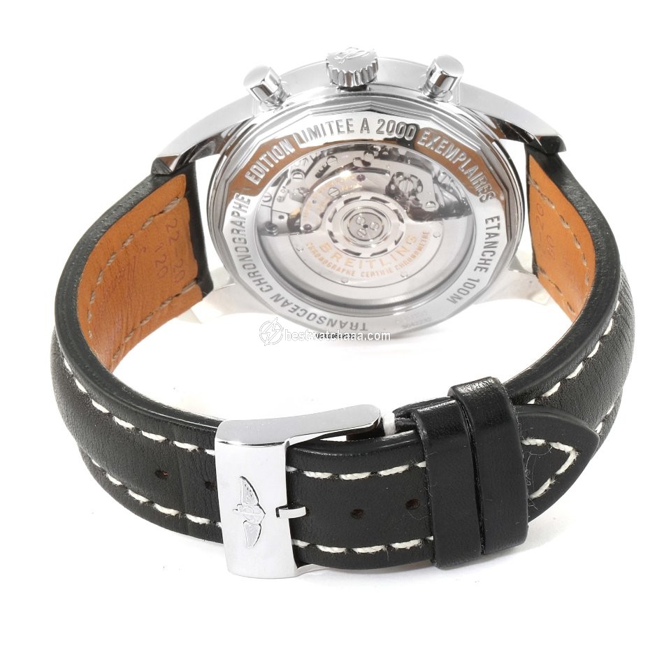 IMG_9081 Breitling Transocean Chronograph Mens watch Unisex Automatic Steel AB0151 Replica 7