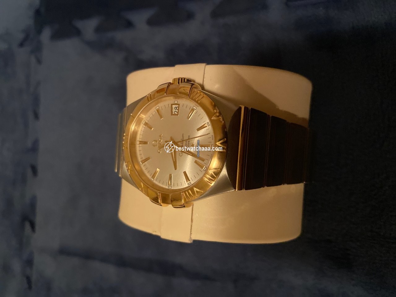 IMG_9081 Omega Constellation Ladies Womens watch Automatic Gold Steel 123.20.35.20.02.002 Replica 7