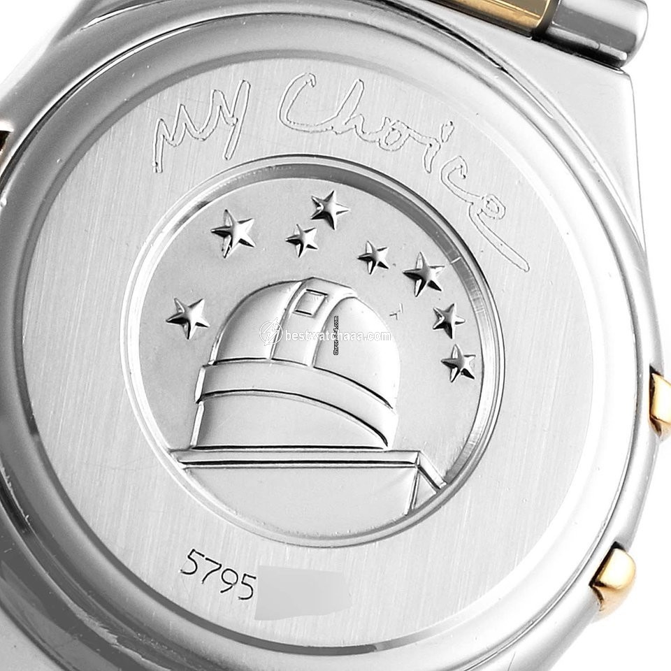 IMG_9081 Omega Constellation Ladies Womens watch Quartz Gold Steel 1365.75.00 Replica 7