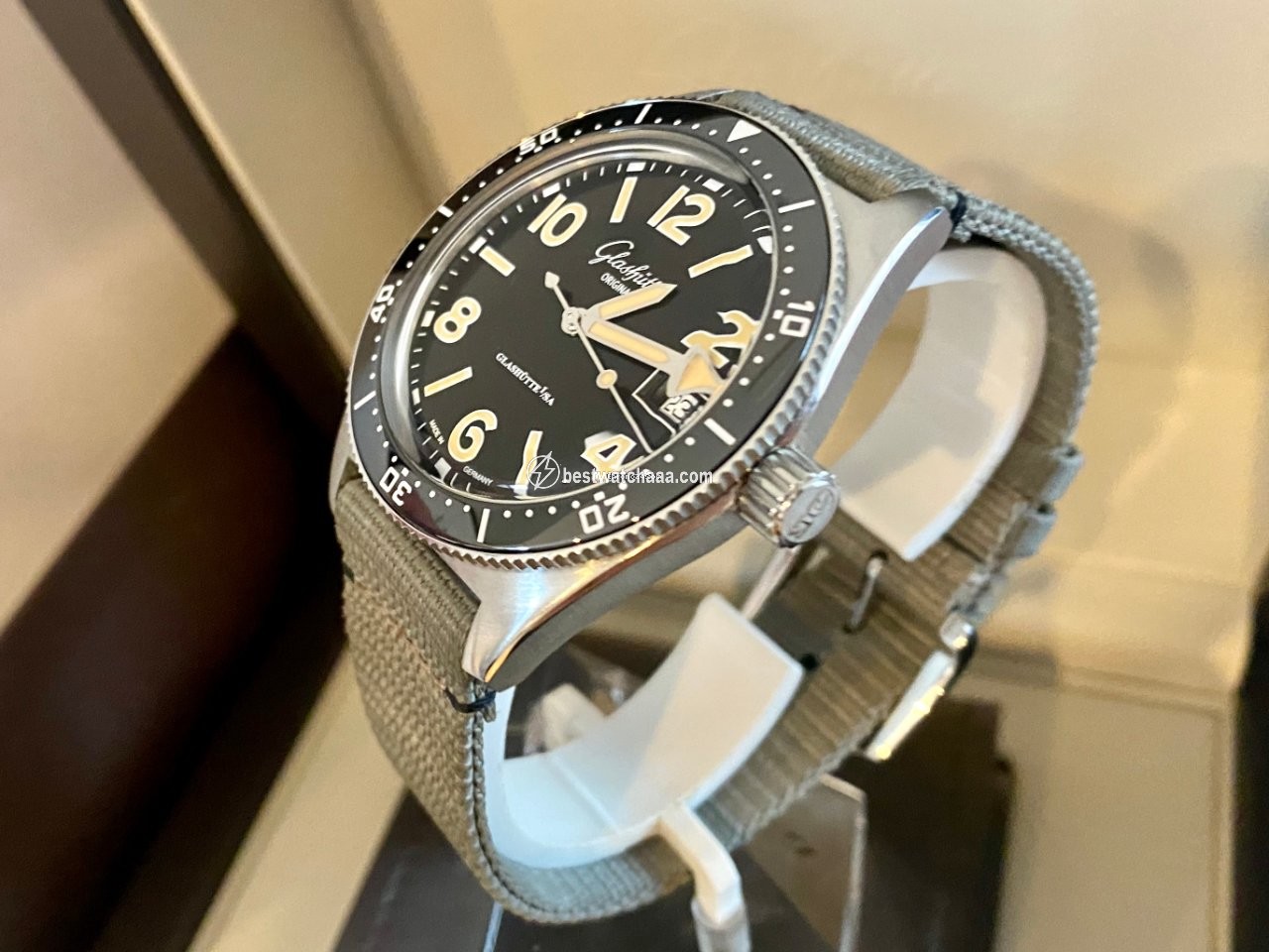 IMG_9081 Glashutte Original Mens watch Unisex Automatic Steel 1-39-11-06-80-08 Replica 7