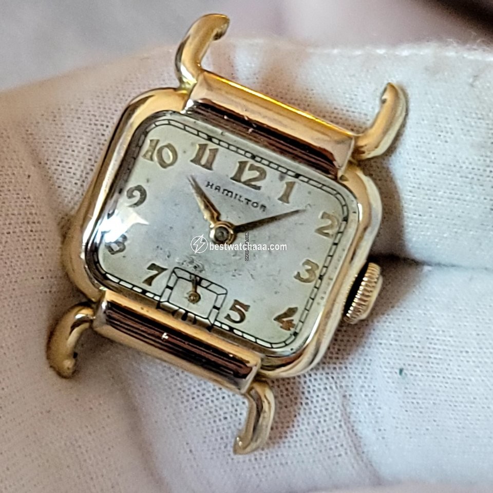 IMG_9081 Hamilton Mens watch Unisex Manual winding Gold Steel Hamilton Grade 987A Replica 7